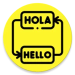 english to spanish android application logo